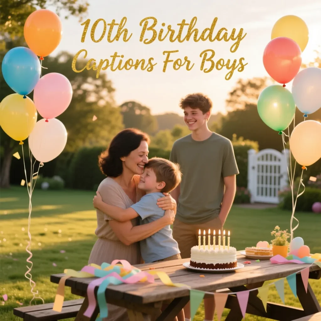 10th Birthday Captions For Boys
