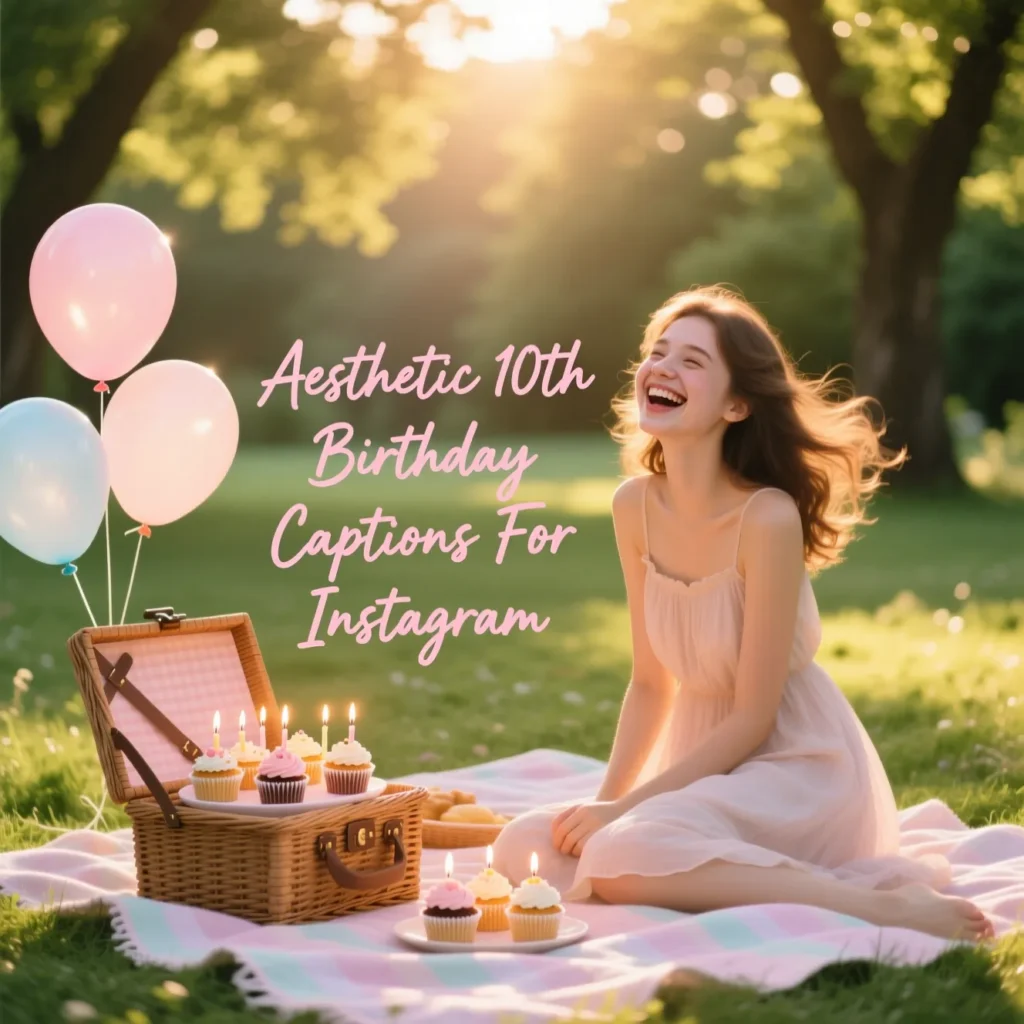 Aesthetic 10th Birthday Captions For Instagram