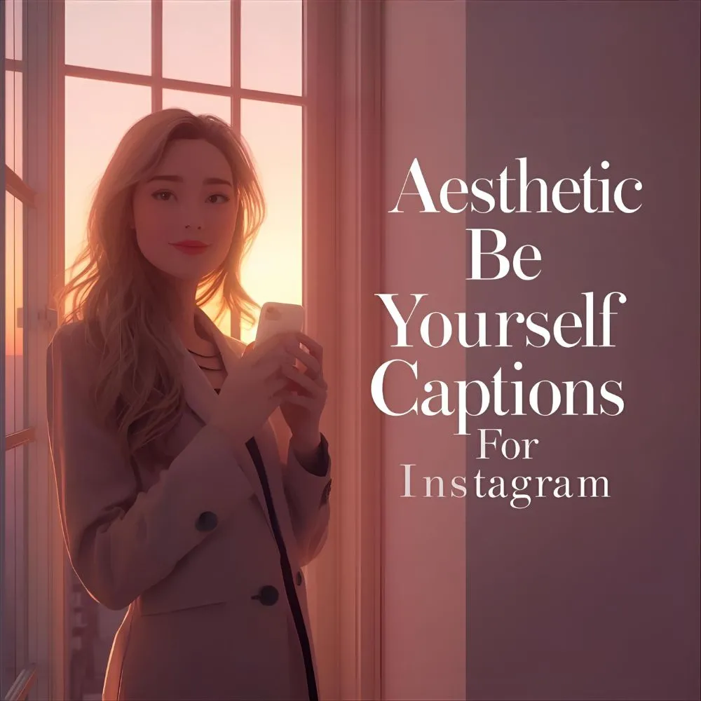 Aesthetic Be Yourself Captions For Instagram