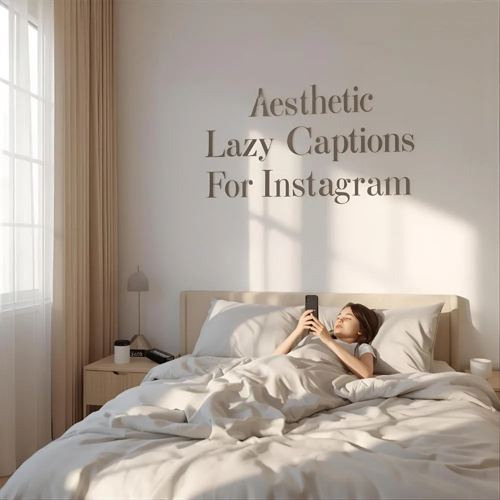 Aesthetic Lazy Captions For Instagram