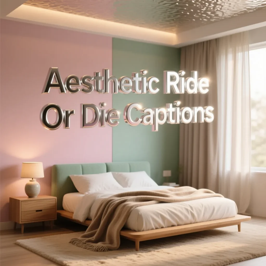 Aesthetic Ride Or Die Captions