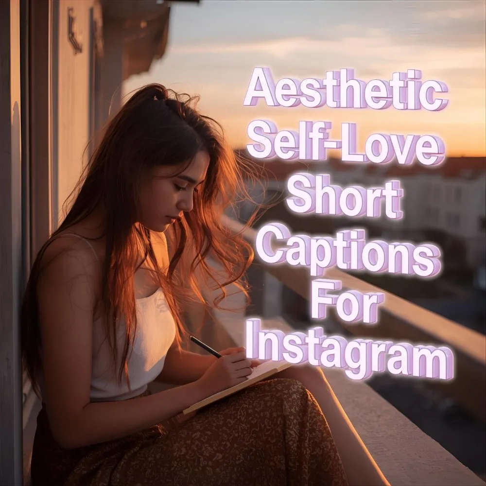 Aesthetic Self Love Short Captions For Instagram