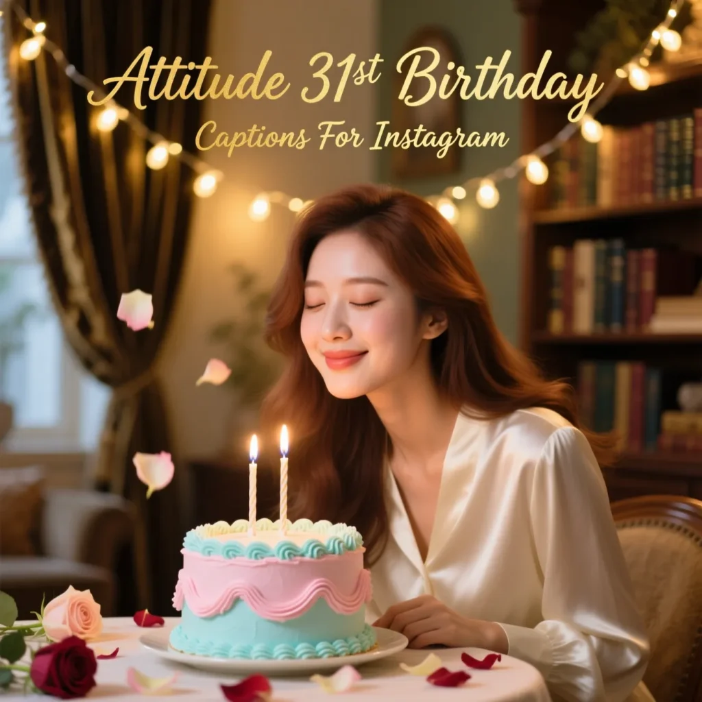 Attitude 31st Birthday Captions For Instagram