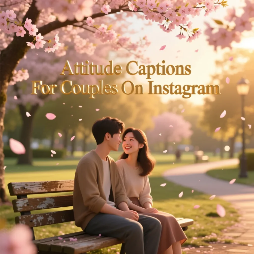 Attitude Captions For Couples On Instagram