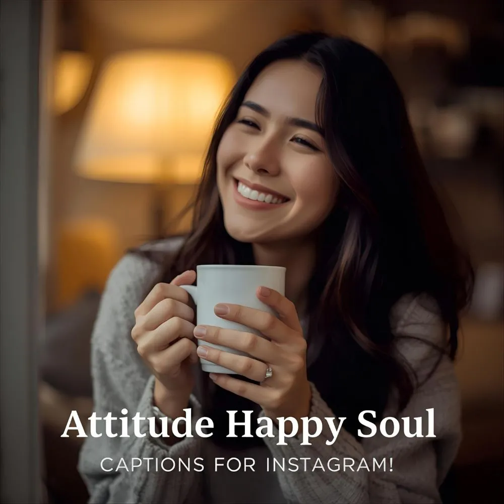 Attitude Happy Soul Captions For Instagram