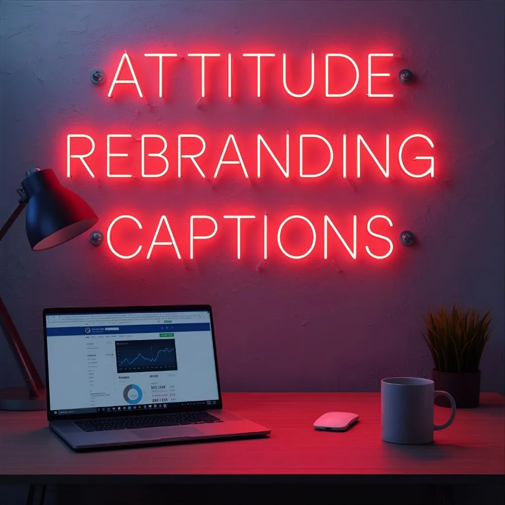  Attitude Rebranding Captions For Instagram
