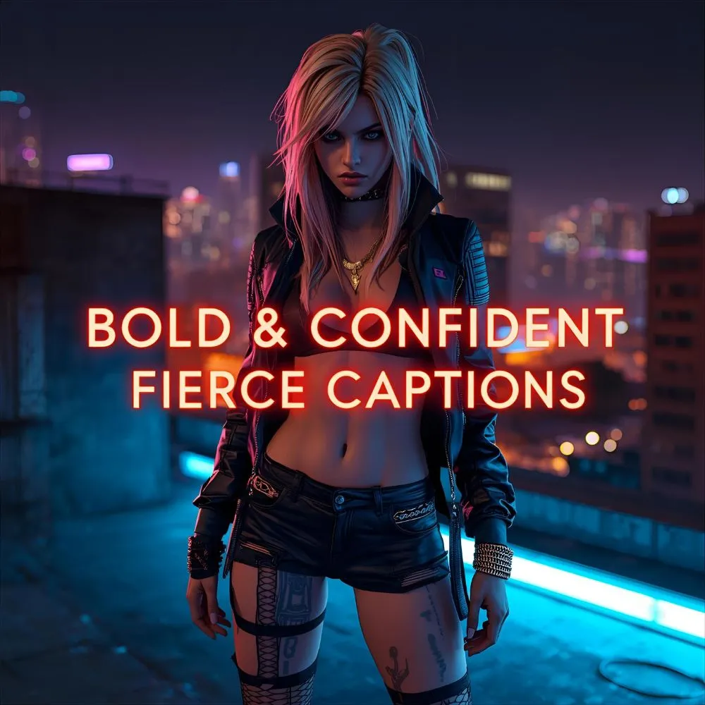 Bold & Confident Fierce Captions