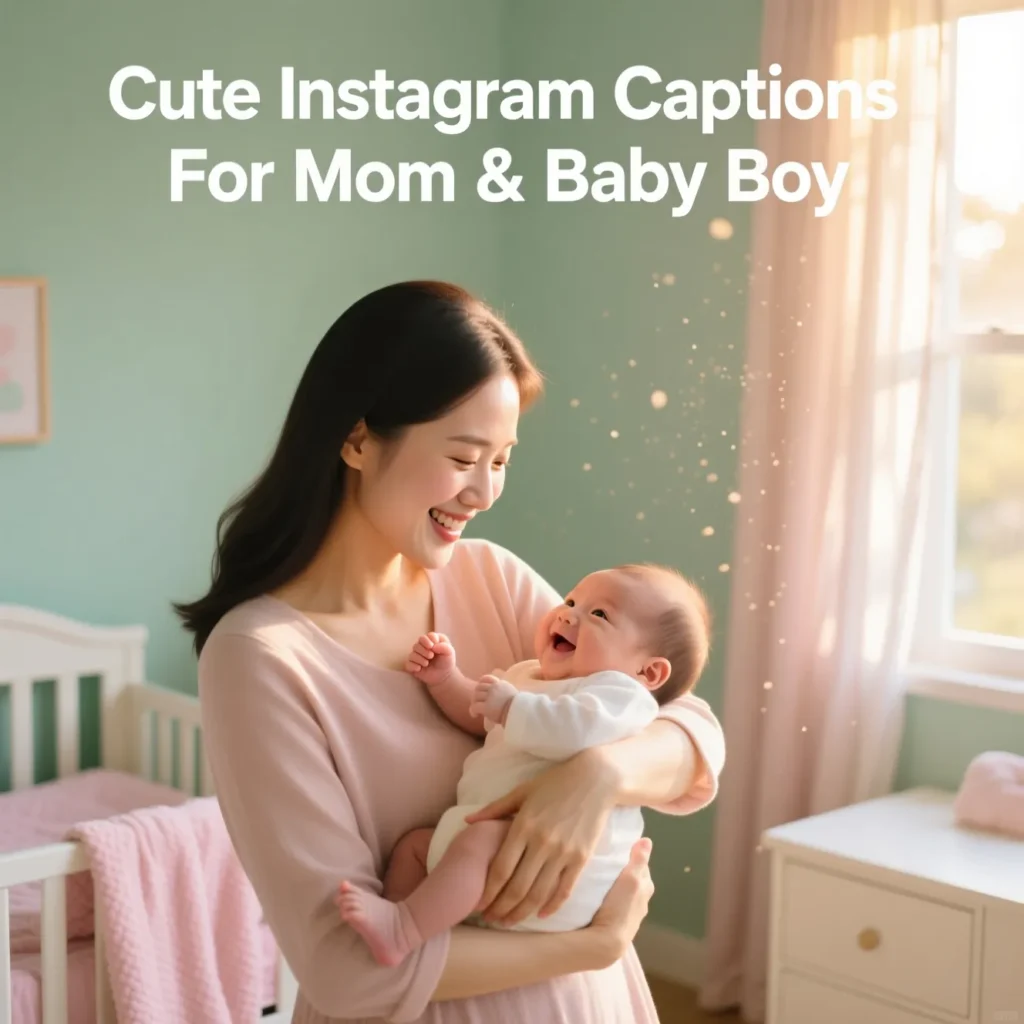  Cute Instagram Captions For Mom & Baby Boy
