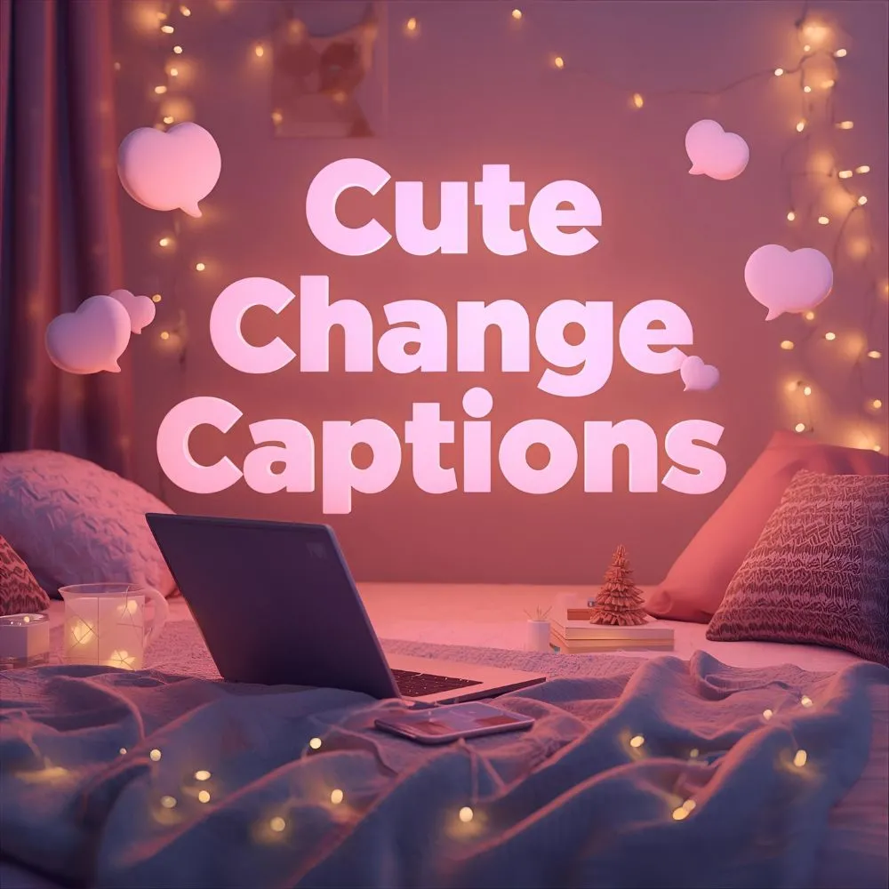 Cute Change Captions For Instagram