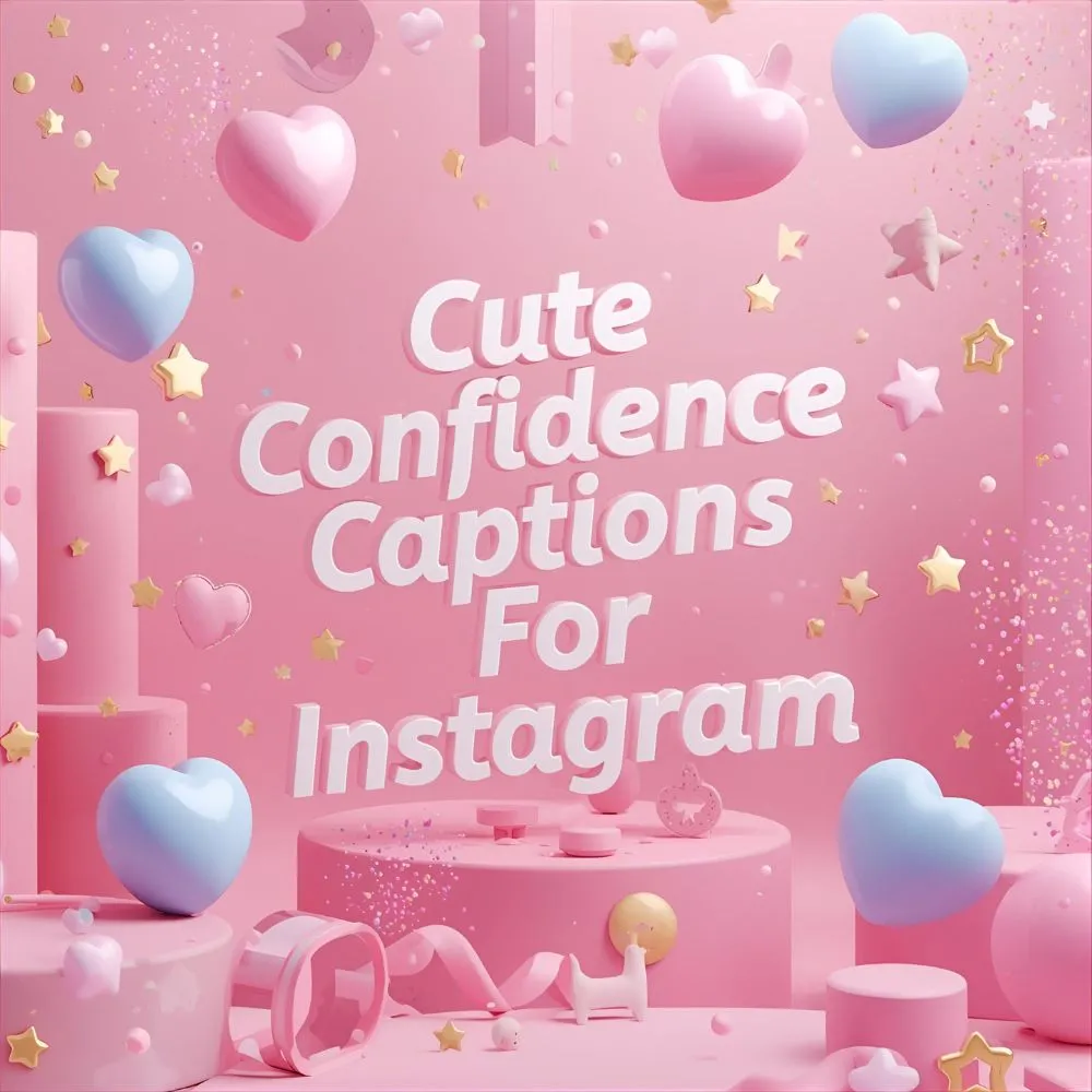 Cute Confidence Captions For Instagram