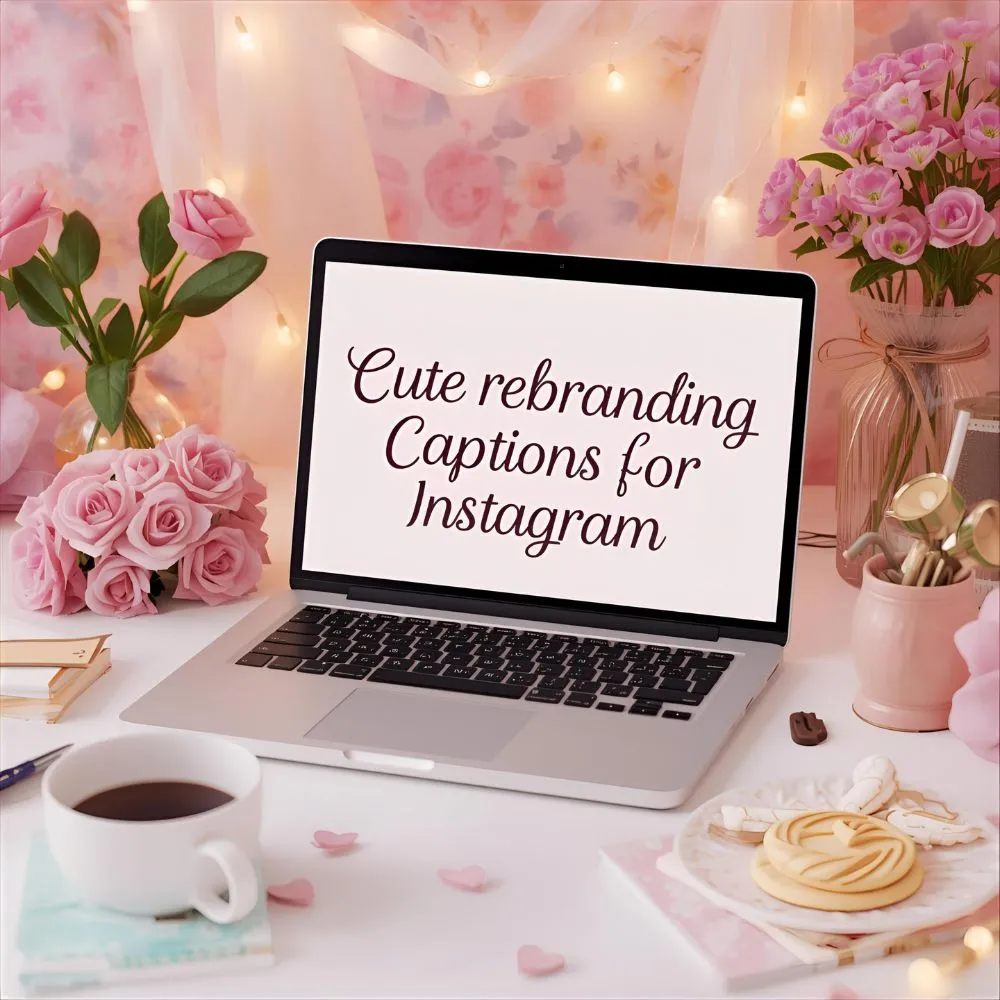 Cute Rebranding Captions For Instagram