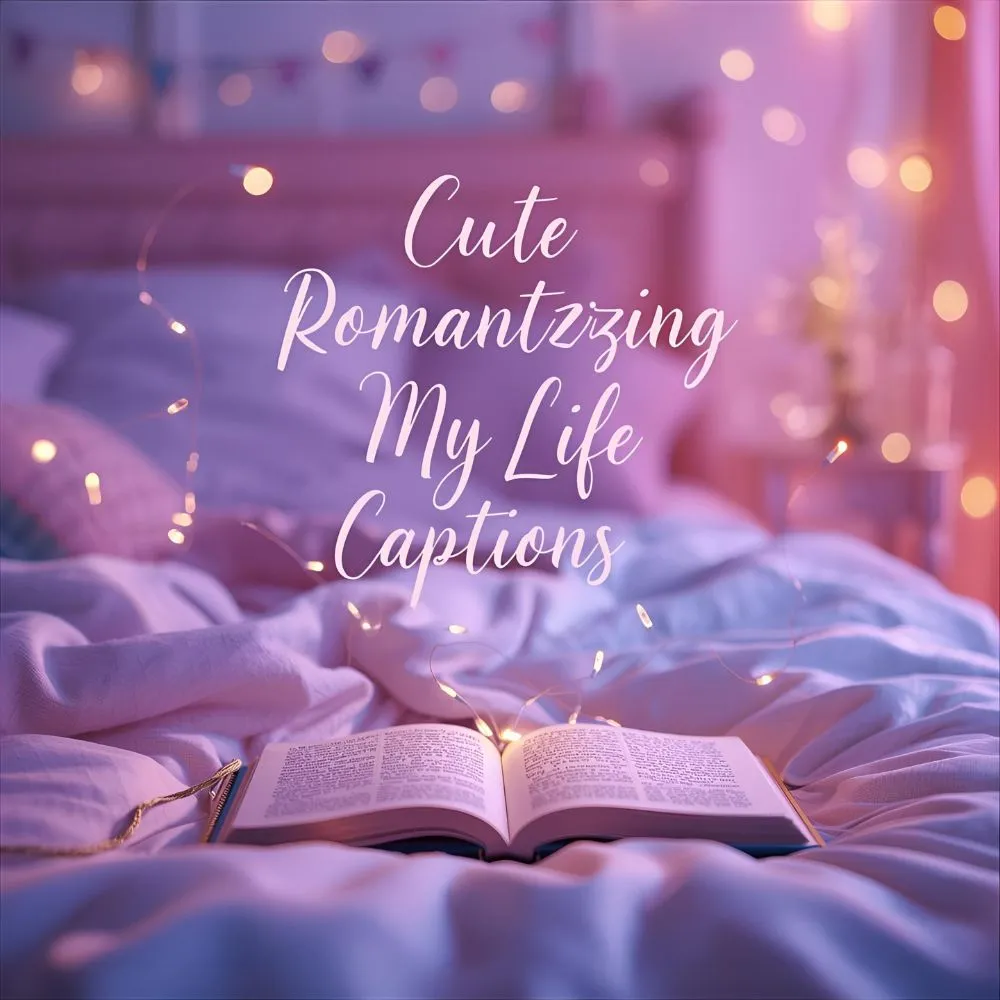 Cute Romanticizing My Life Captions For Instagram