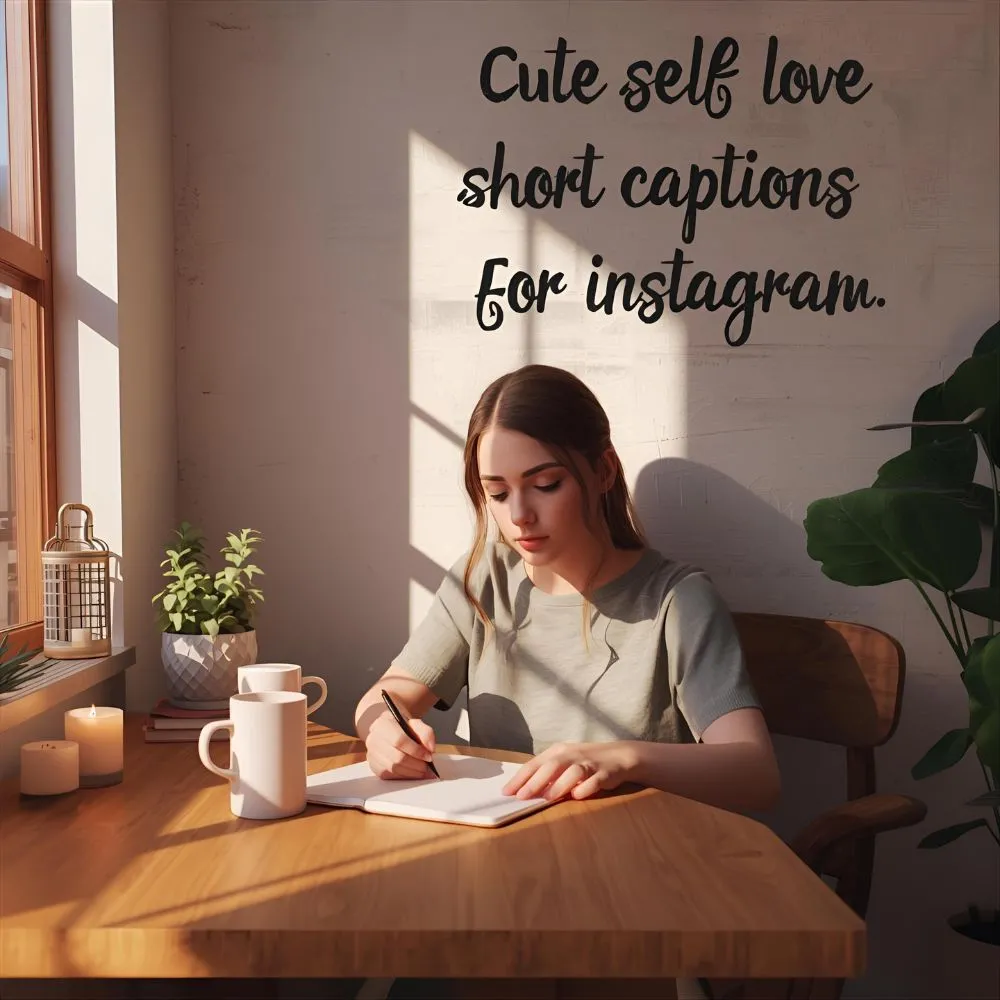 Cute Self Love Short Captions For Instagram