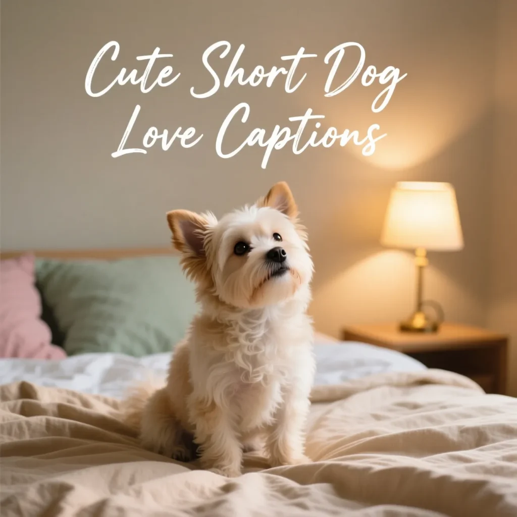 Cute Short Dog Love Captions