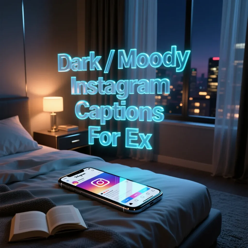 Dark / Moody Instagram Captions For Ex