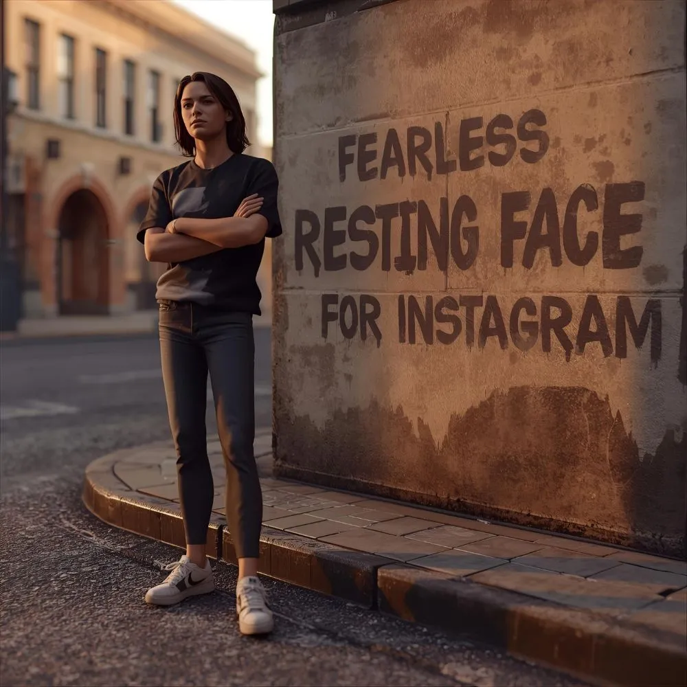 Fearless Resting Face Captions For Instagram