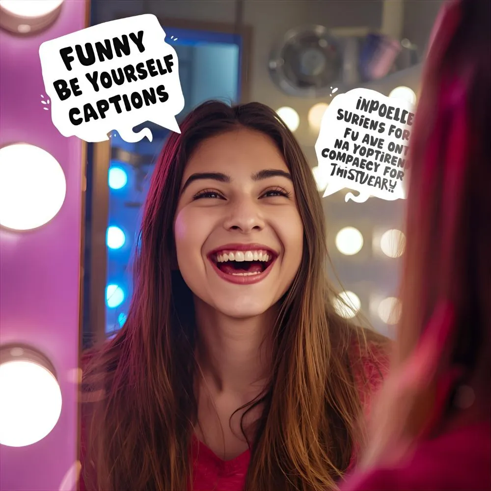  Funny Be Yourself Captions For Instagram