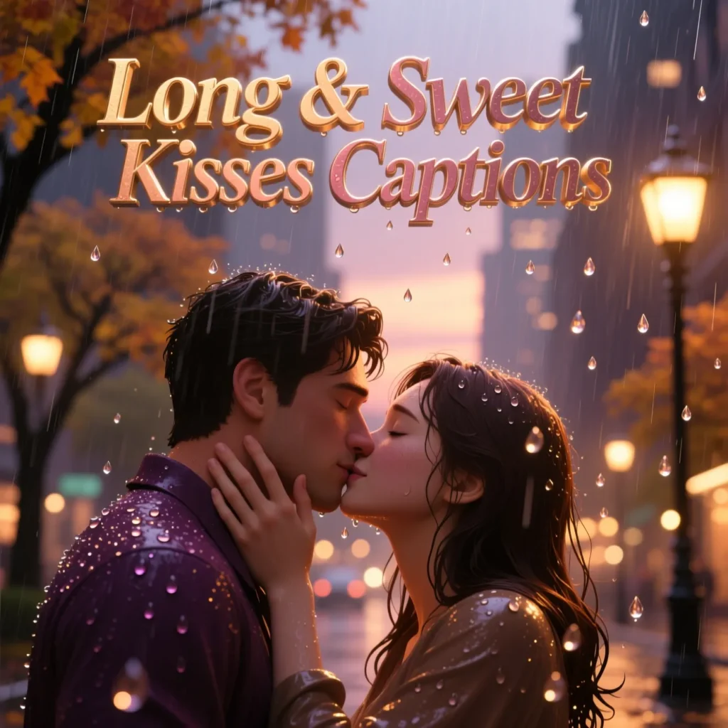 Long & Sweet Kisses Captions