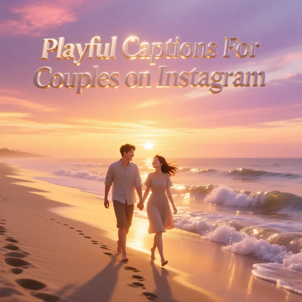 Playful Captions For Couples on Instagram