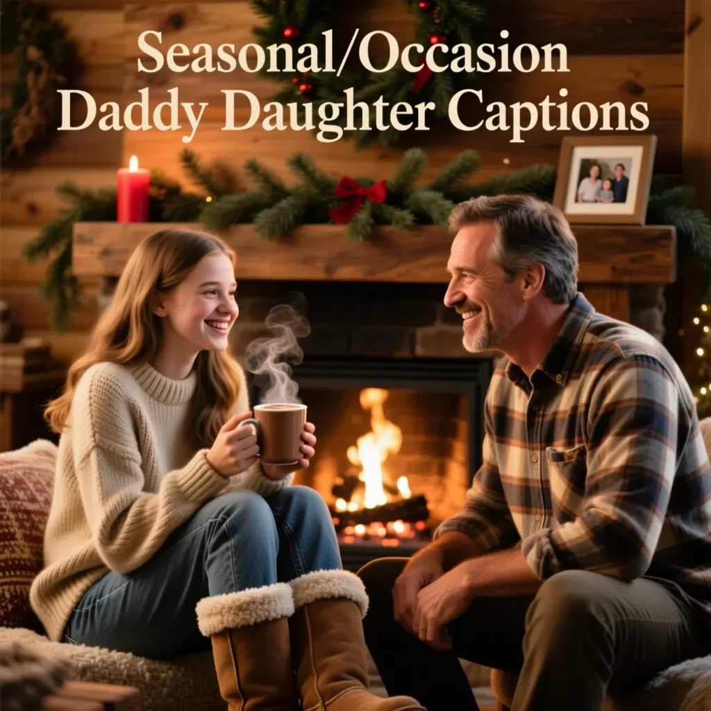 Seasonal/Occasion Daddy Daughter Captions