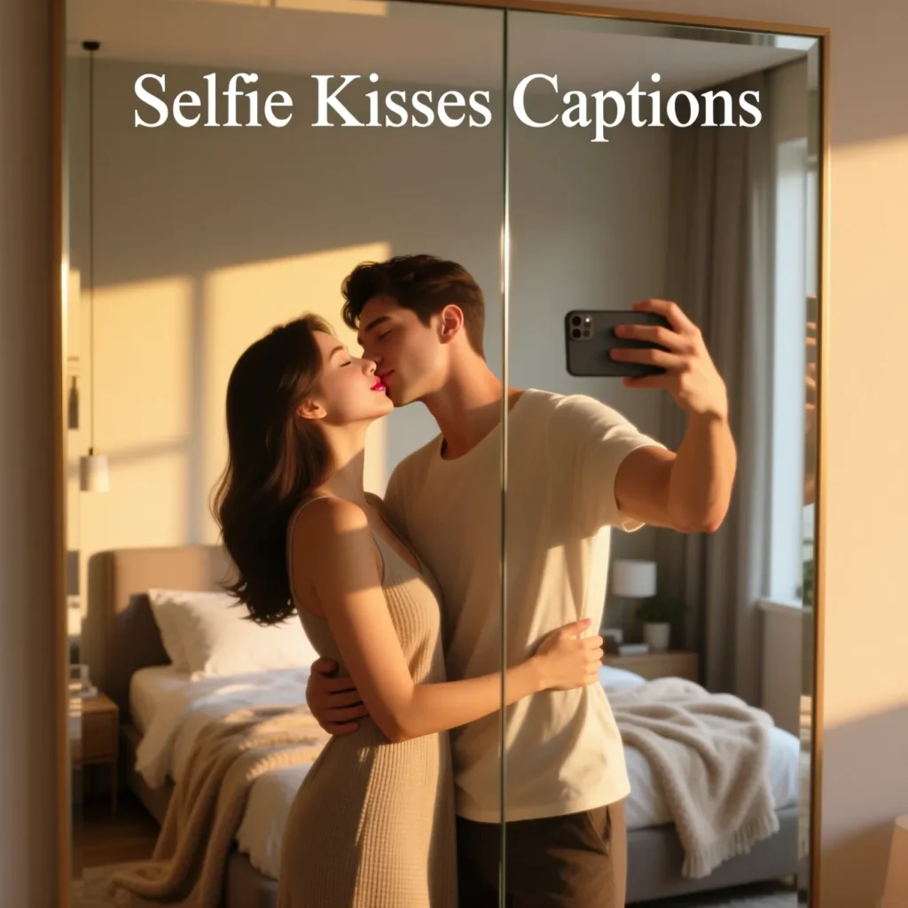 Selfie Kisses Captions