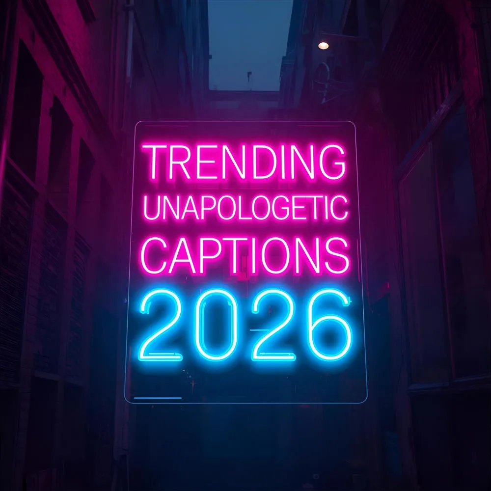 Trending Unapologetic Captions 2026