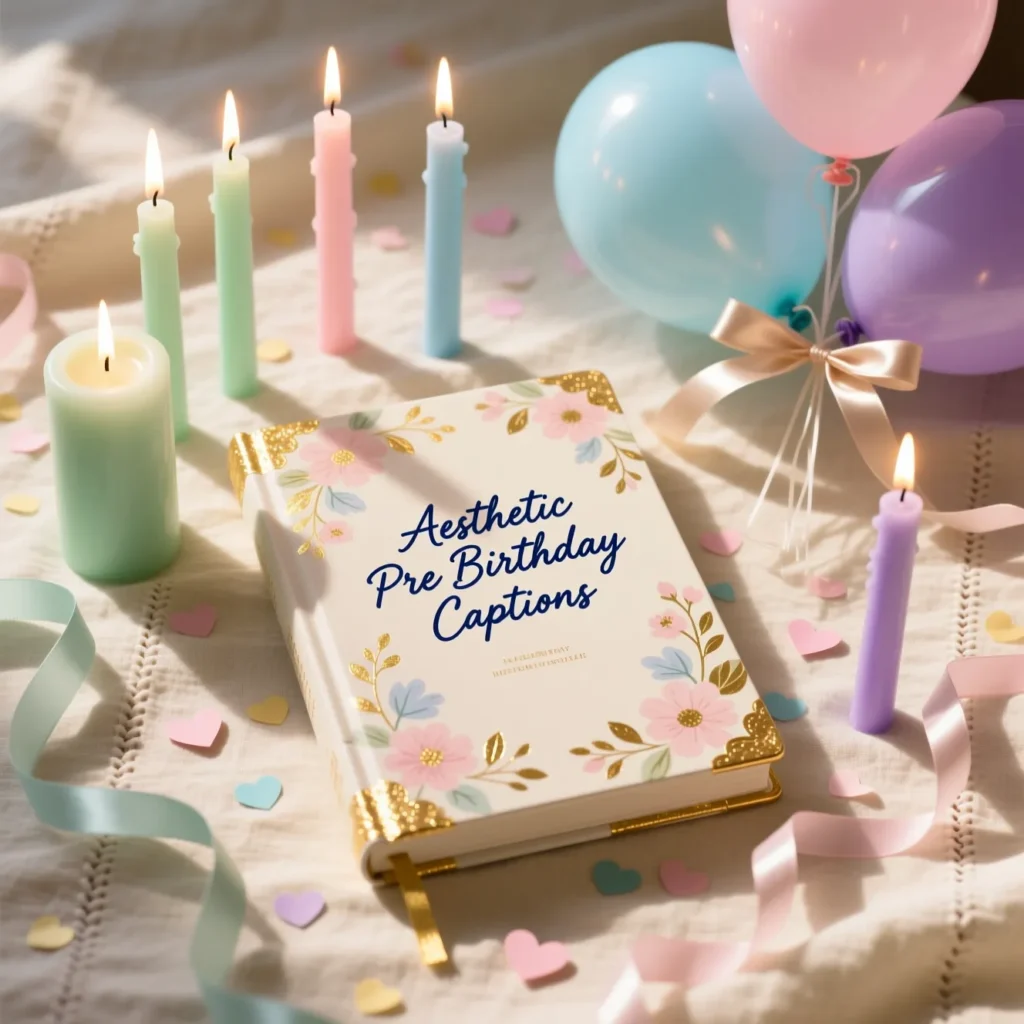 Aesthetic Pre Birthday Captions