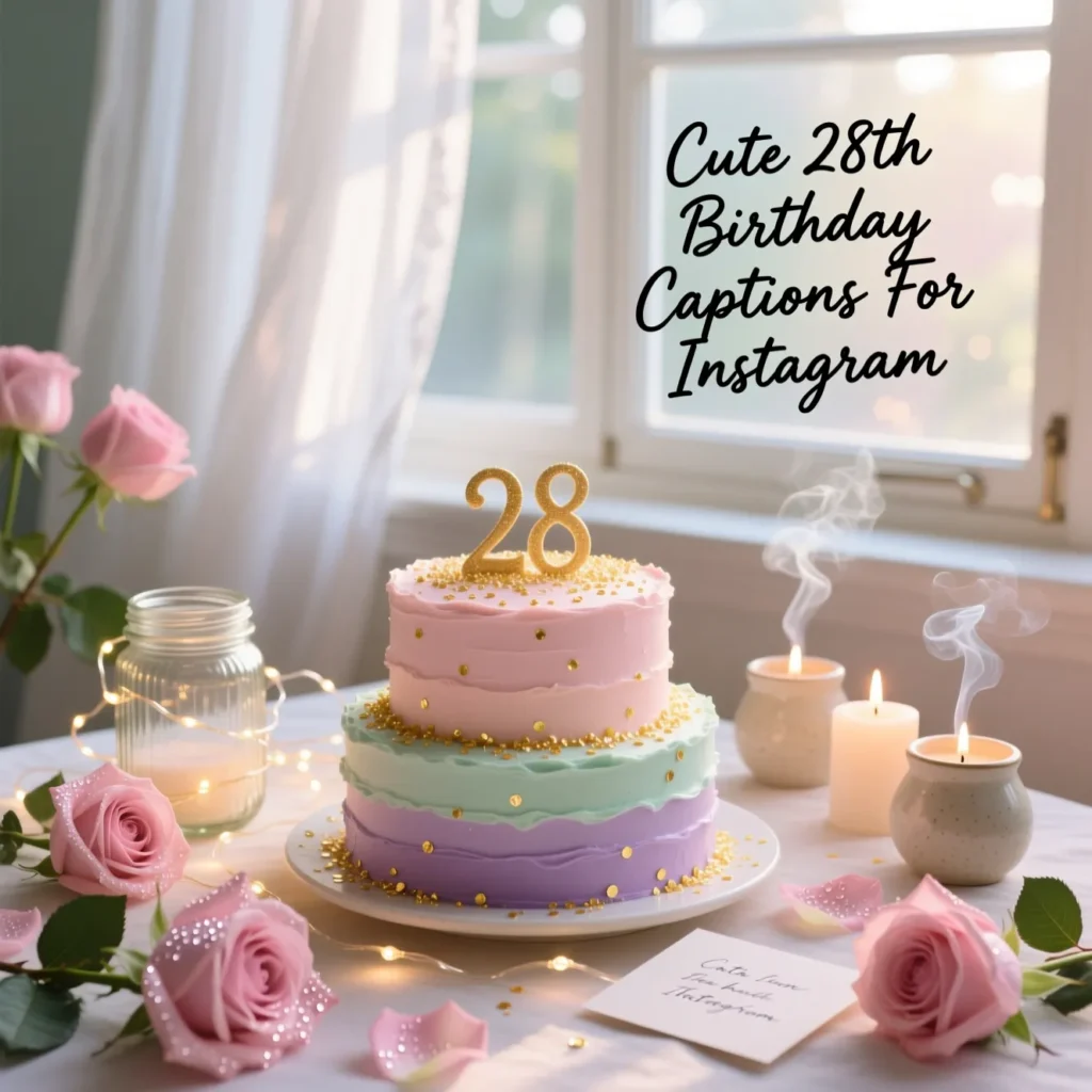 Cute 28th Birthday Captions For Instagram