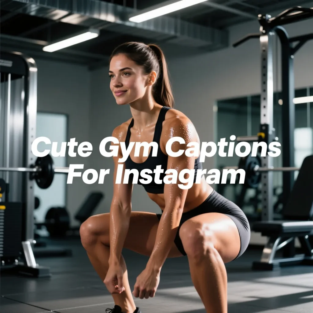 Cute Gym Captions For Instagram 