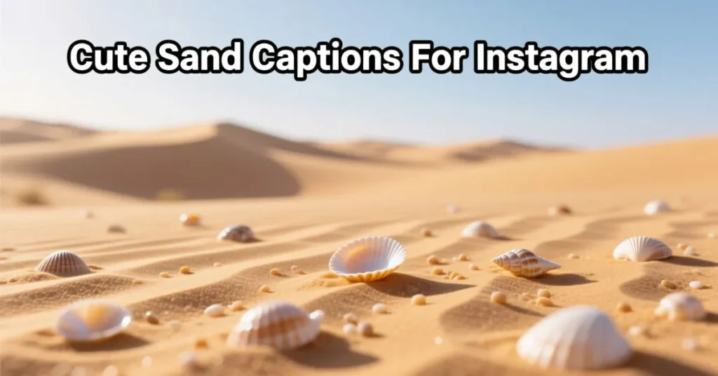  Cute Sand Captions For Instagram