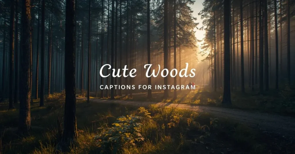 Cute Woods Captions For Instagram