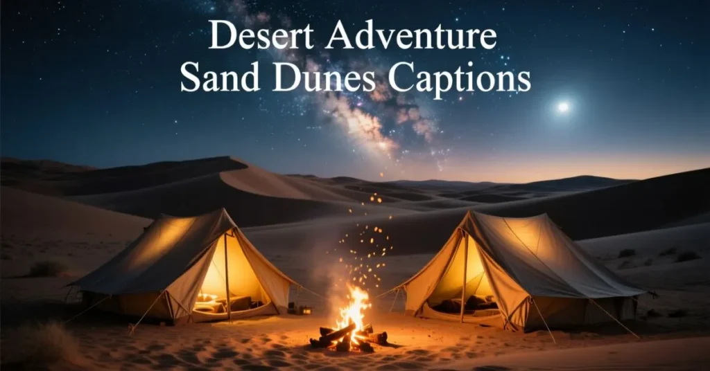 Desert Adventure Sand Dunes Captions
