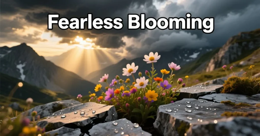 Fearless Blooming Captions For Instagram