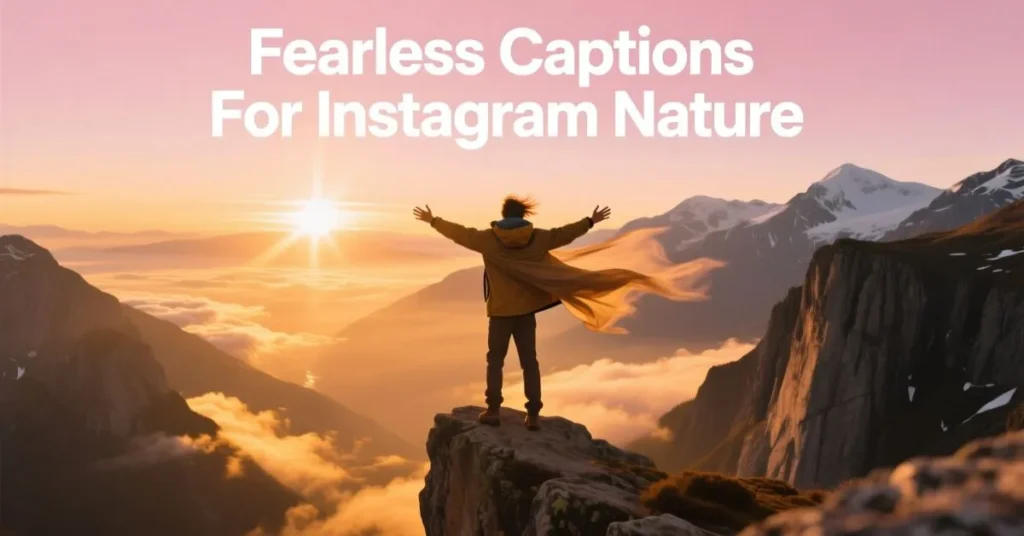 Fearless Captions For Instagram Nature