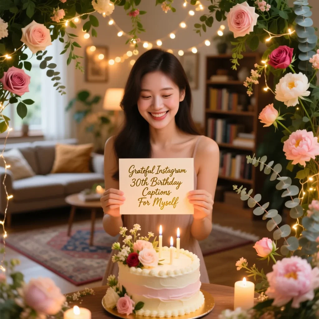 Grateful Instagram 30th Birthday Captions For Myself