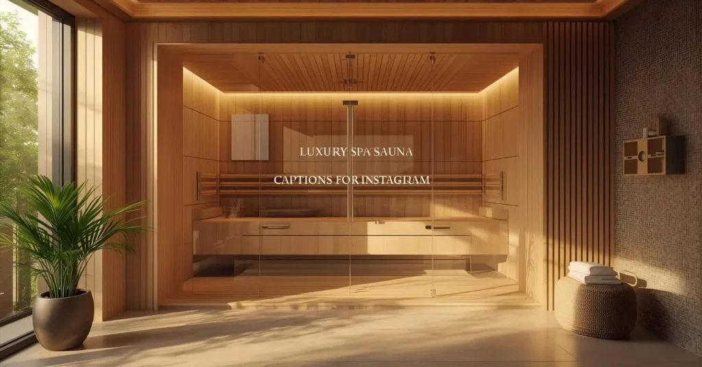 Luxury Spa Sauna Captions For Instagram