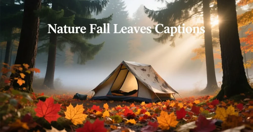 Nature Fall Leaves Captions