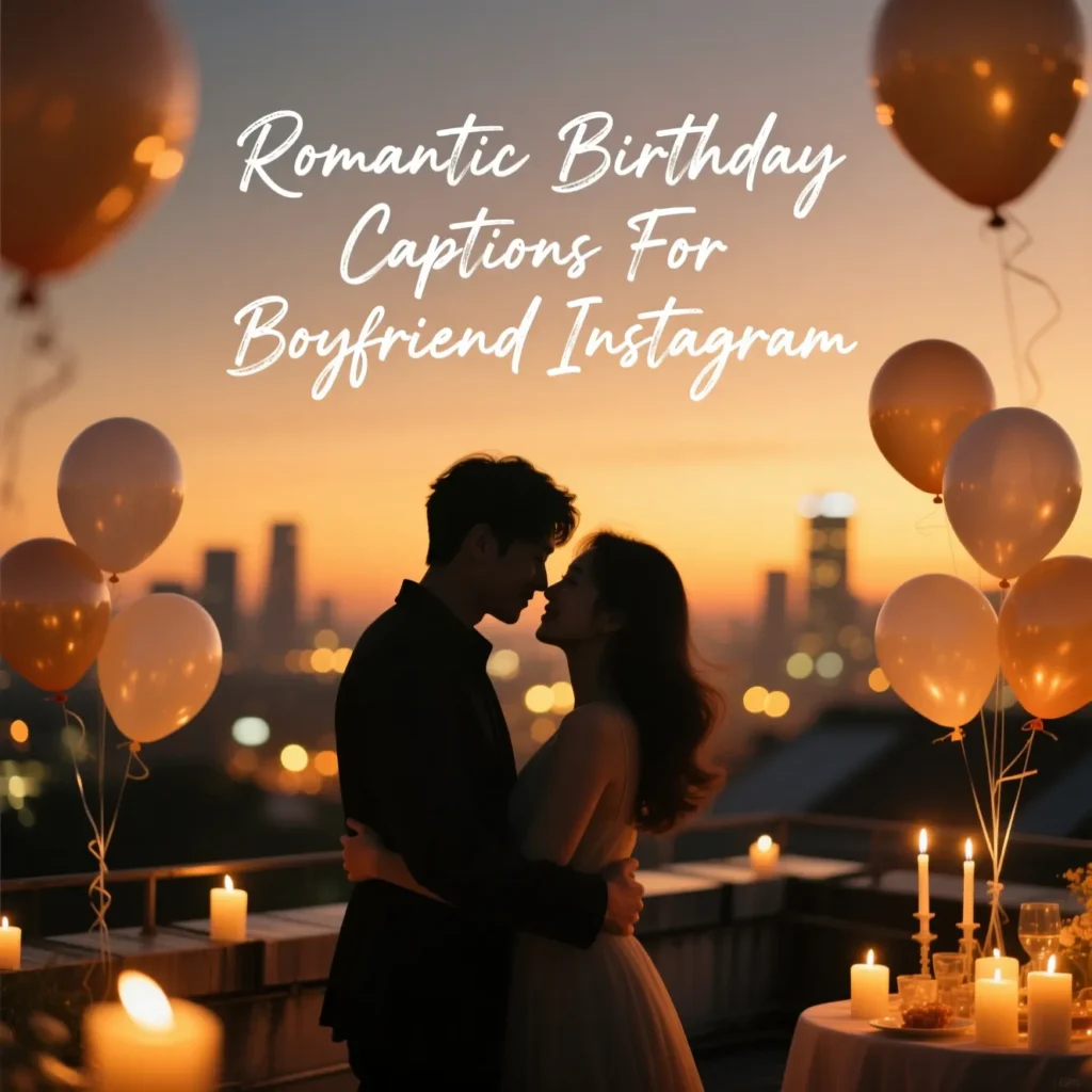  Romantic Birthday Captions For Boyfriend Instagram
