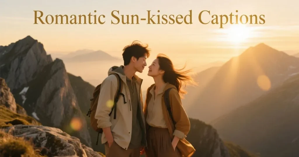 Romantic Sun-Kissed Captions