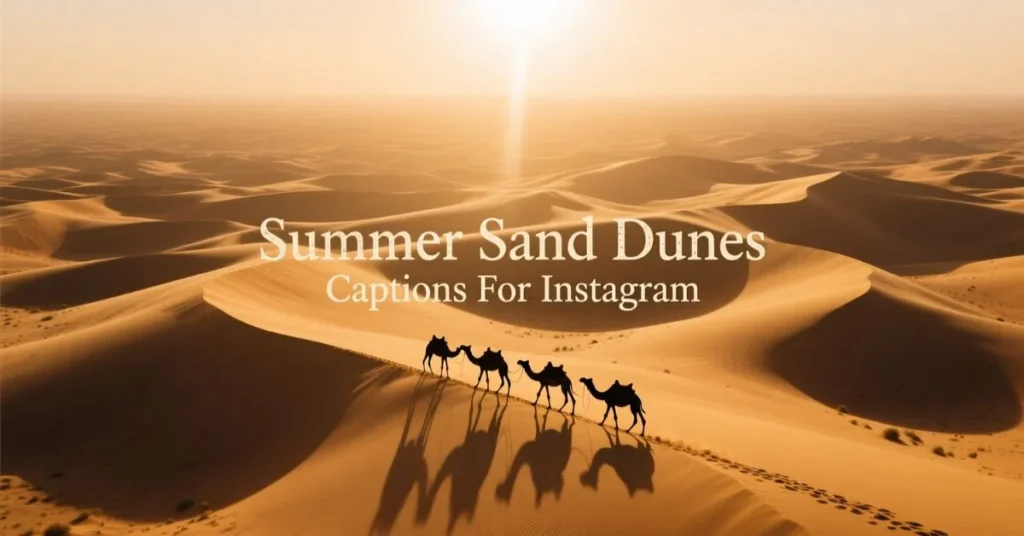  Summer Sand Dunes Captions For Instagram