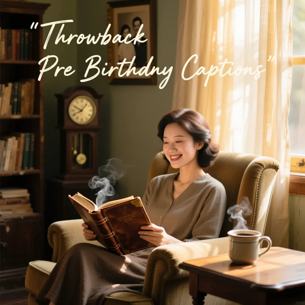 Throwback Pre Birthday Captions