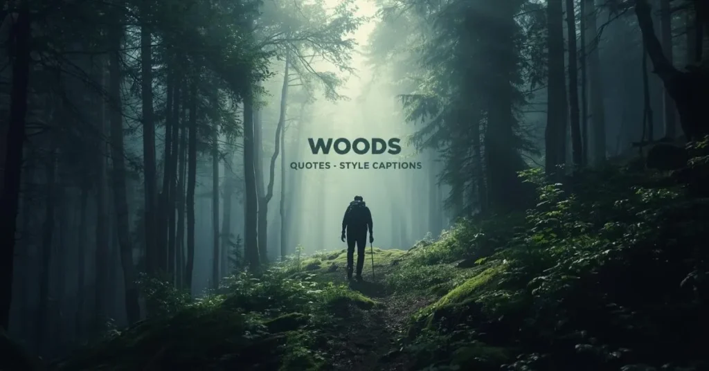 Woods Quotes-Style Captions