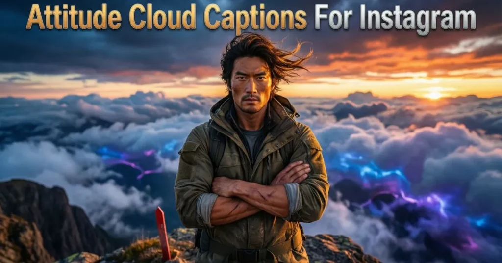 Attitude Cloud Captions For Instagram