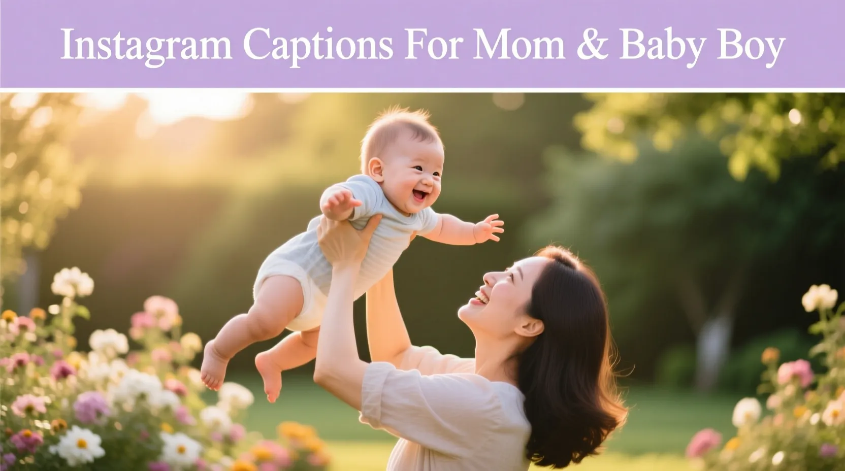 Instagram Captions For Mom & Baby Boy