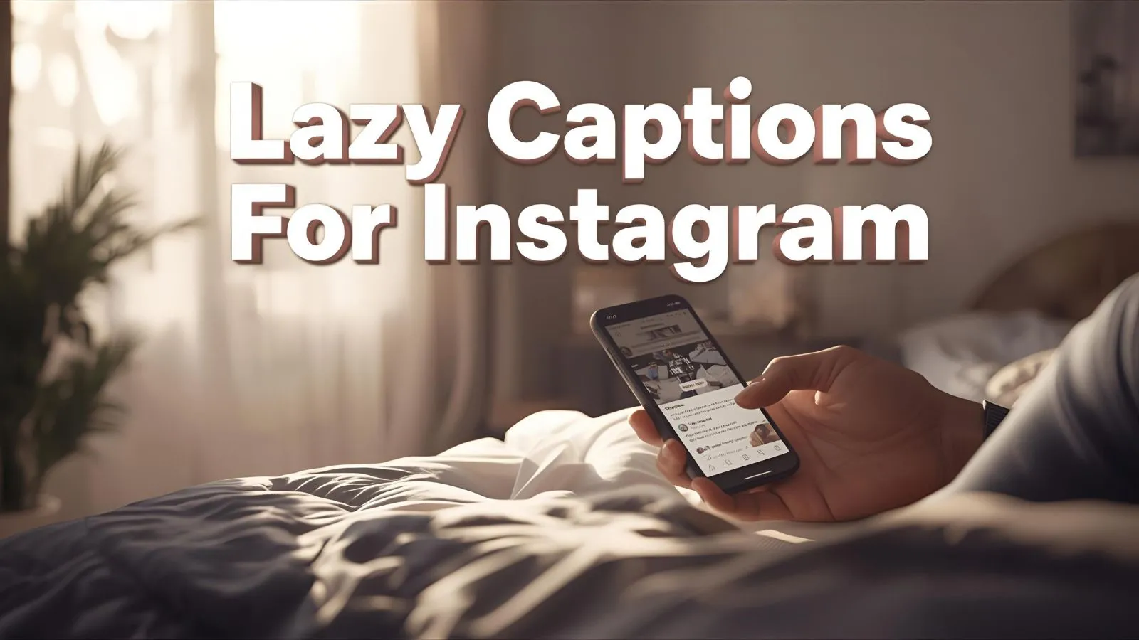 Lazy Captions For Instagram