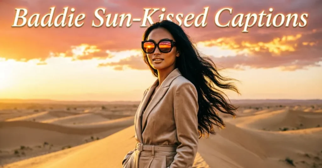 Baddie Sun-Kissed Captions