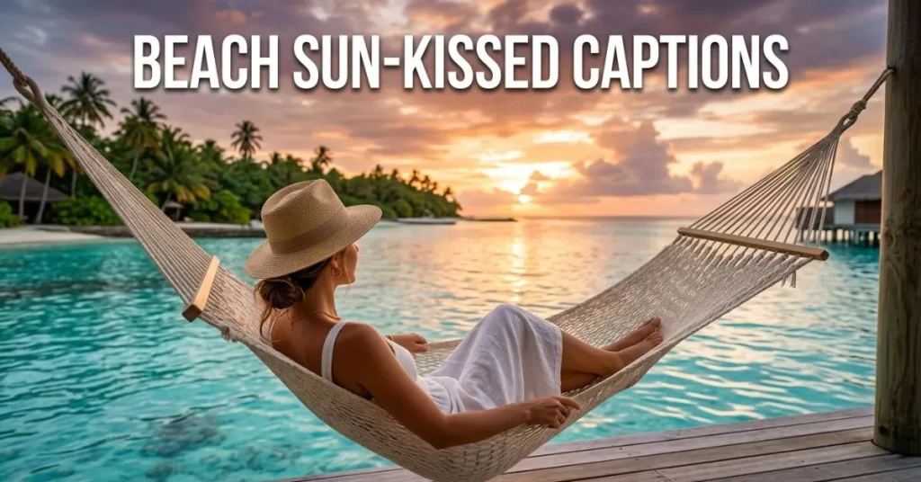 Beach Sun-Kissed Captions