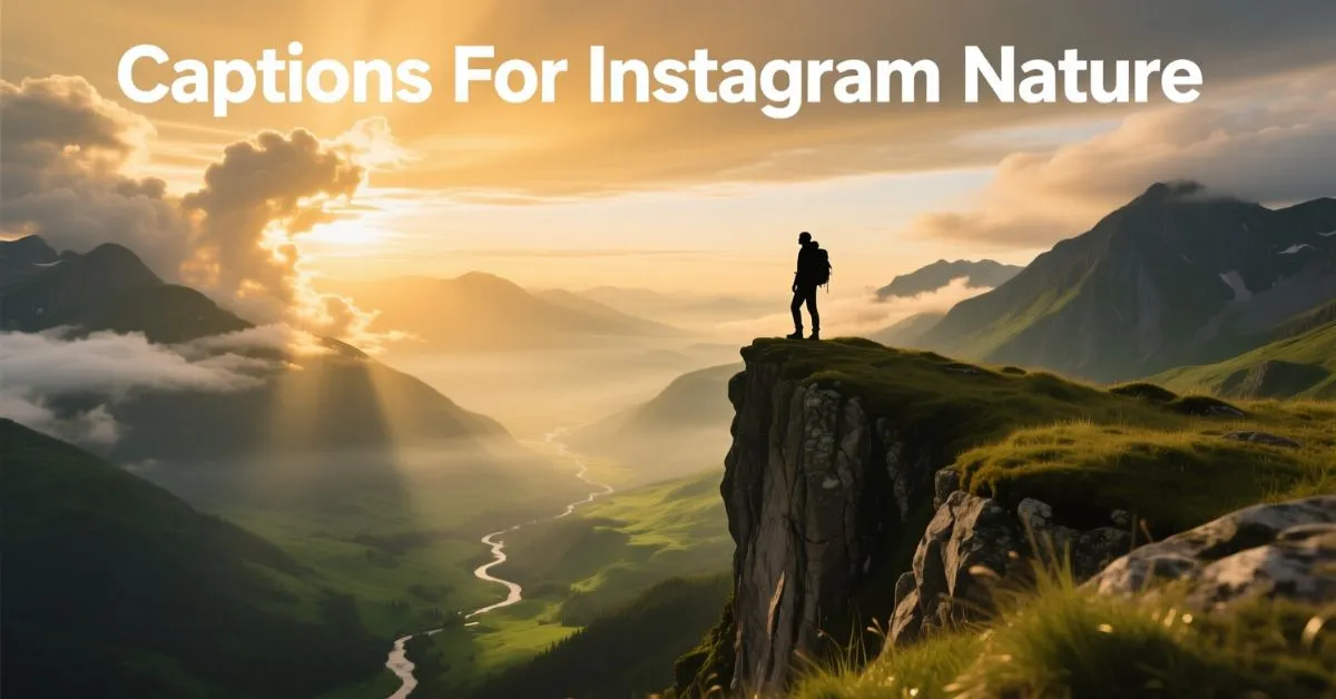Captions For Instagram Nature