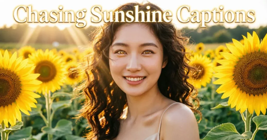 Chasing Sunshine Captions