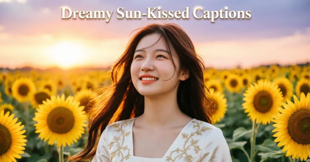 Dreamy Sun-Kissed Captions